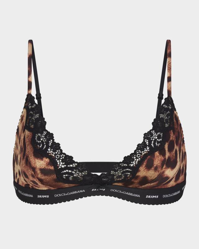 Stretch Satin Triangle Bralette
